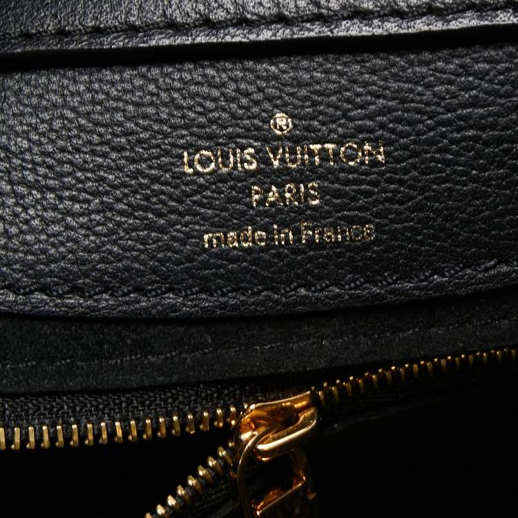 Pre Owned Louis Vuitton Black Monogram Leather Very  Hobo Bag