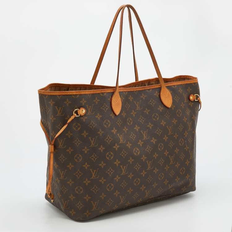 Pre Owned Louis Vuitton Monogram Canvas Neverfull GM Bag