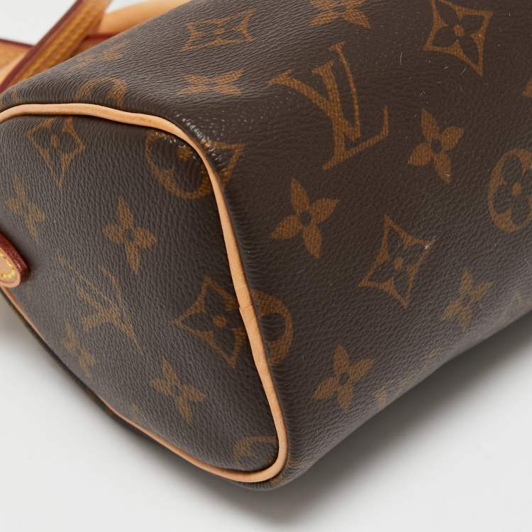 Pre Owned Louis Vuitton Monogram Canvas Speedy Nano Bag