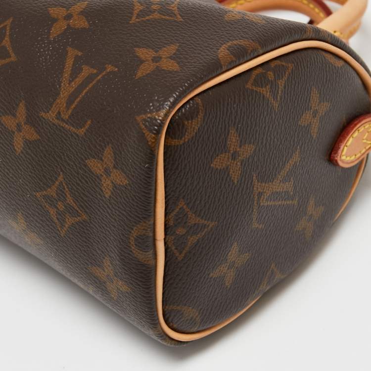 Pre Owned Louis Vuitton Monogram Canvas Speedy Nano Bag
