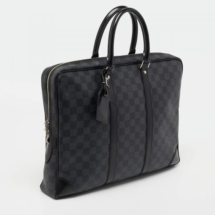 Pre Owned Louis Vuitton Damier Graphite Canvas Porte Documents Voyage Briefcase