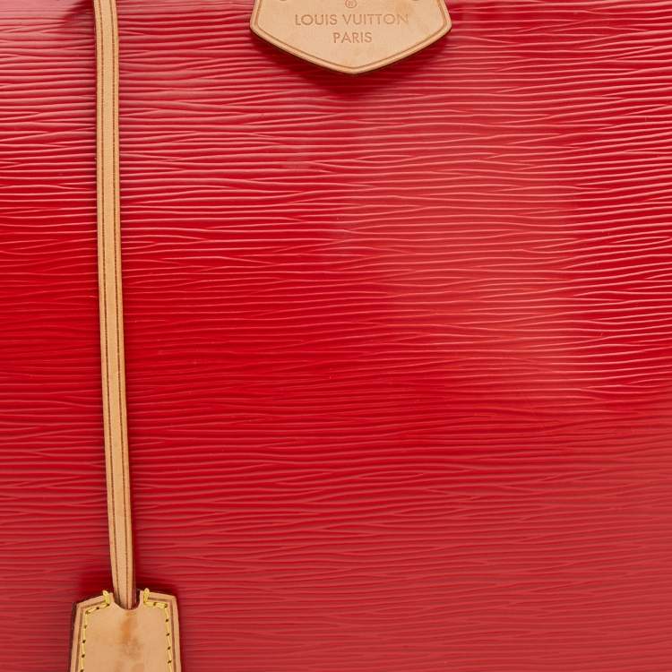 Pre Owned Louis Vuitton Coquelicot Epi Leather Doc PM Bag