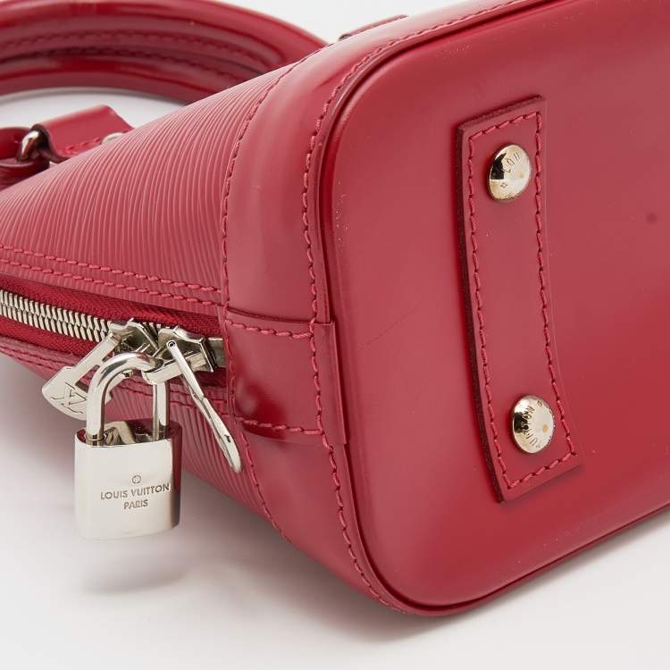 مملوكة مسبقًا Louis Vuitton Carmine Epi Leather Alma BB Bag