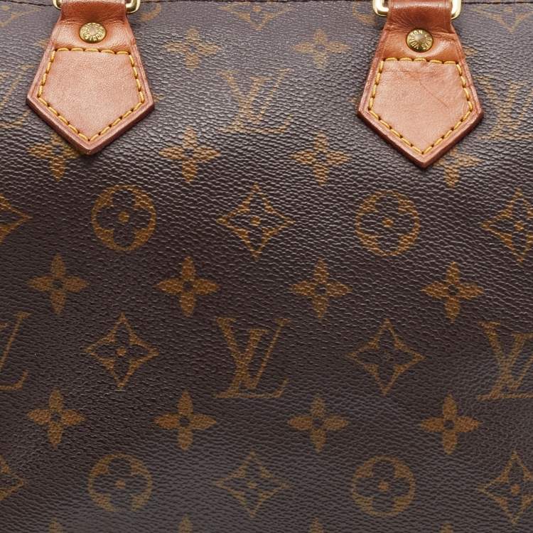 Pre Owned Louis Vuitton Monogram Canvas Speedy 25 Bag