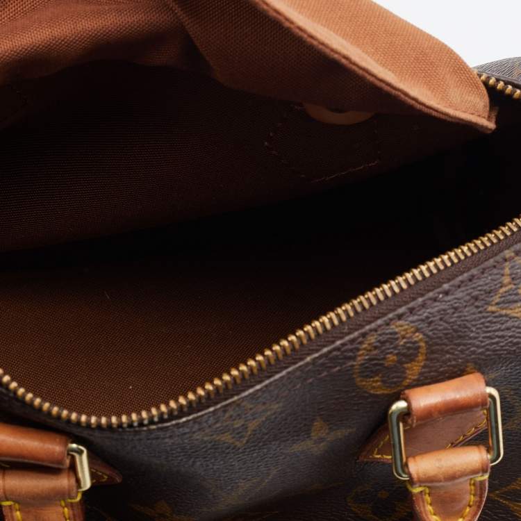 Pre Owned Louis Vuitton Monogram Canvas Speedy 25 Bag