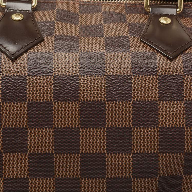 مملوكة مسبقًا Louis Vuitton Damier Ebene Canvas Speedy 25 Bag