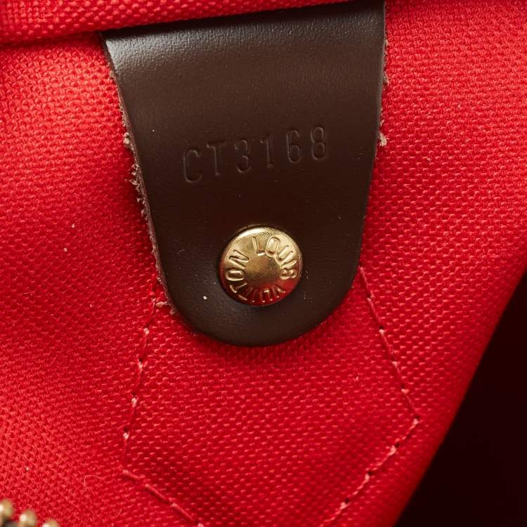 مملوكة مسبقًا Louis Vuitton Damier Ebene Canvas Speedy 25 Bag