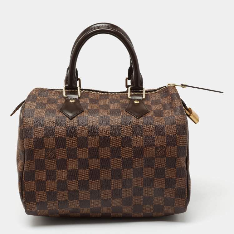 مملوكة مسبقًا Louis Vuitton Damier Ebene Canvas Speedy 25 Bag