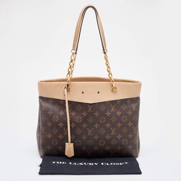 Pre Owned Louis Vuitton Dune Monogram Canvas Pallas Shopper Bag