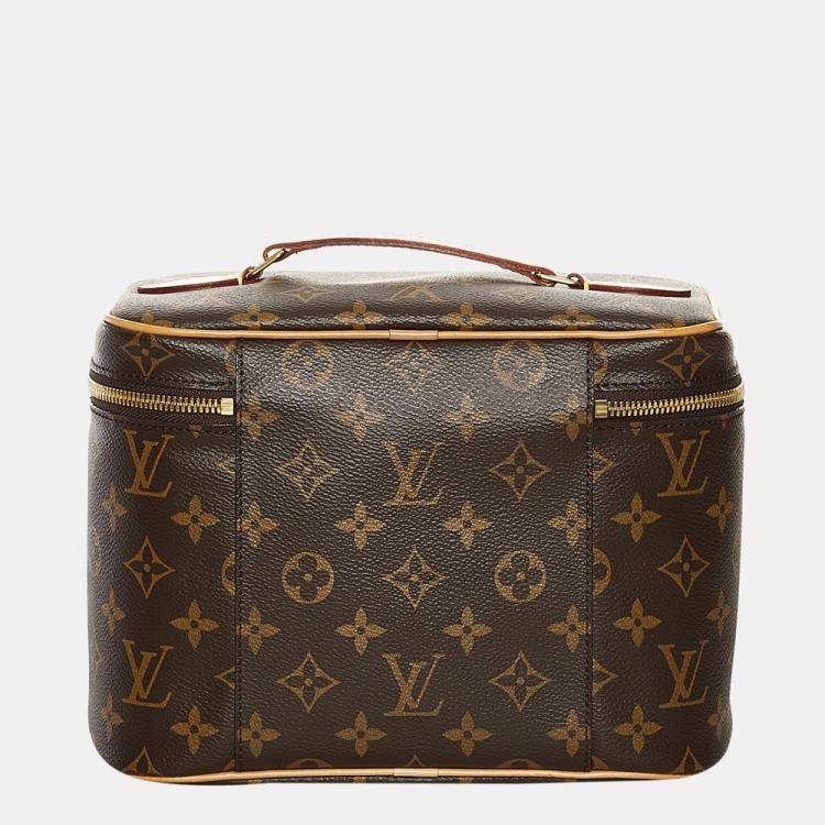 مملوكة مسبقًا Louis Vuitton Brown Monogram Nice BB Vanity Case