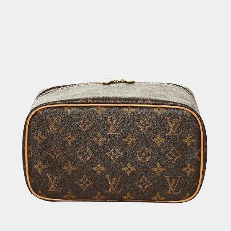 مملوكة مسبقًا Louis Vuitton Brown Monogram Nice BB Vanity Case