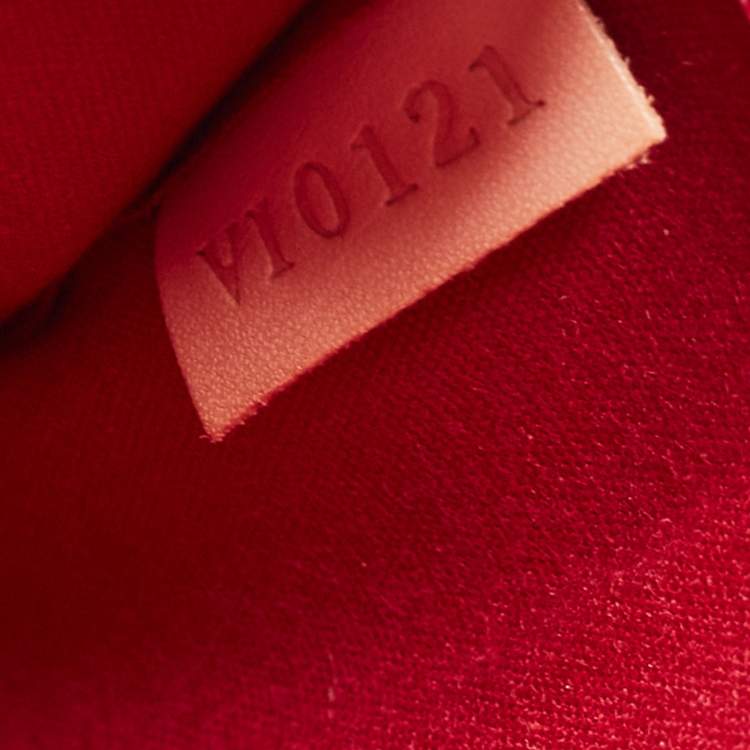 Pre Owned Louis Vuitton Pomme D’Amour Monogram Vernis Sherwood PM Bag