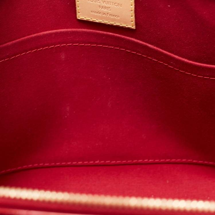 Pre Owned Louis Vuitton Pomme D’Amour Monogram Vernis Sherwood PM Bag