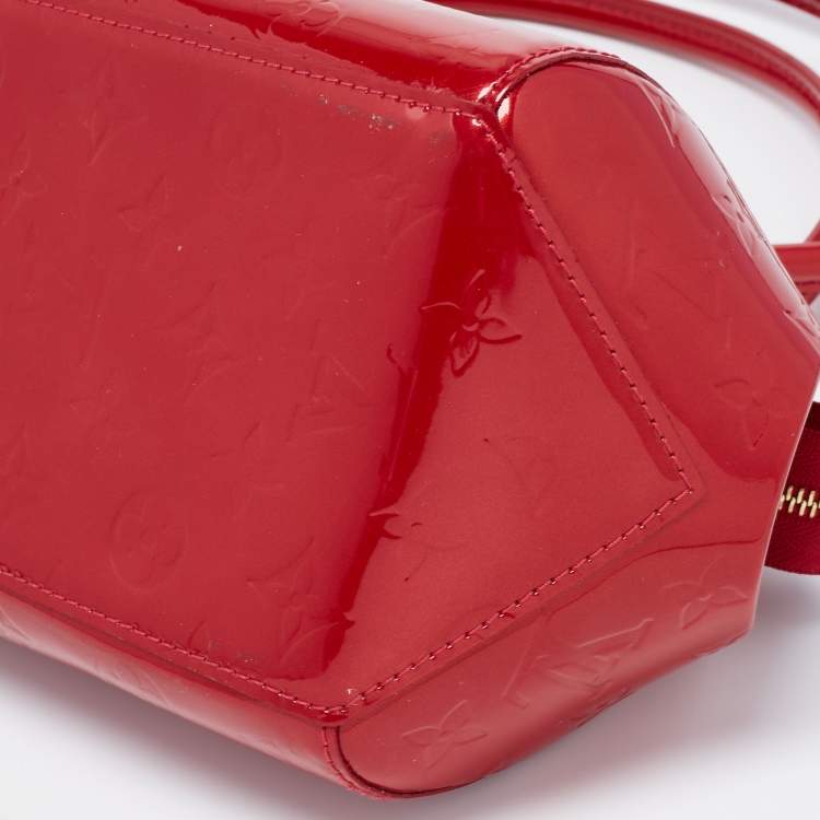 Pre Owned Louis Vuitton Pomme D’Amour Monogram Vernis Sherwood PM Bag