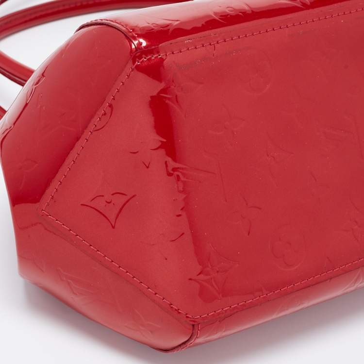Pre Owned Louis Vuitton Pomme D’Amour Monogram Vernis Sherwood PM Bag