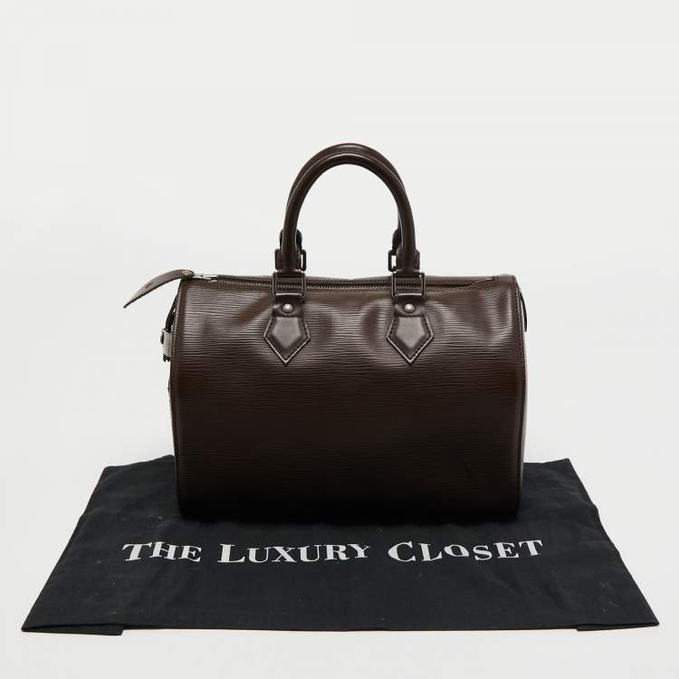 مملوكة مسبقًا Louis Vuitton Brown Epi Leather Speedy 30 Bag