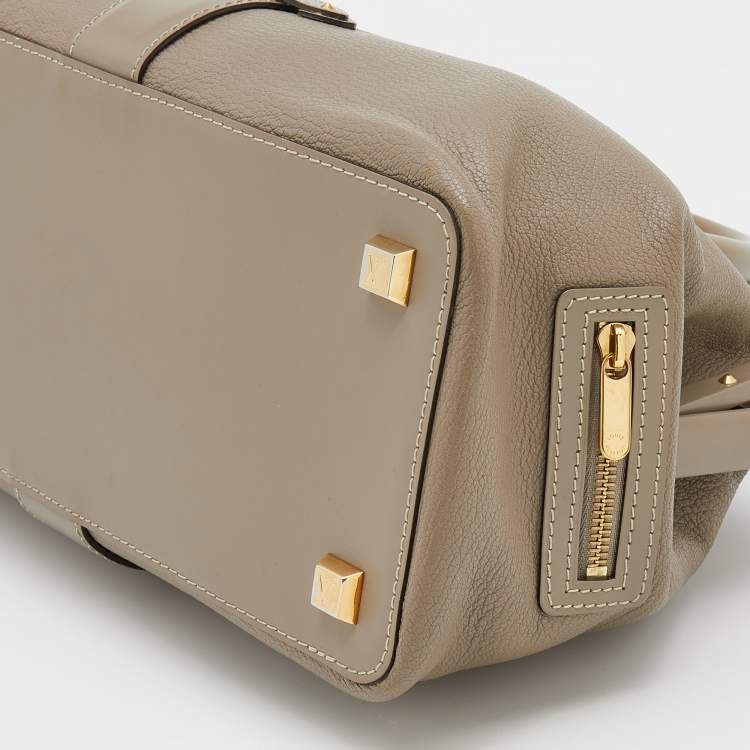 Pre Owned Louis Vuitton Grey Suhali Leather L'Ingenieux PM Bag