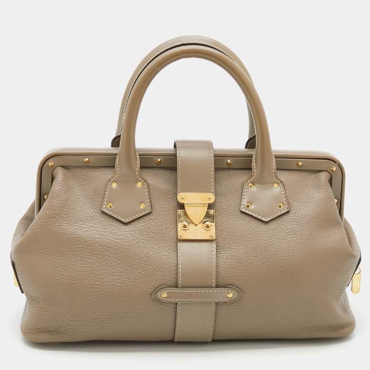 Pre Owned Louis Vuitton Grey Suhali Leather L'Ingenieux PM Bag