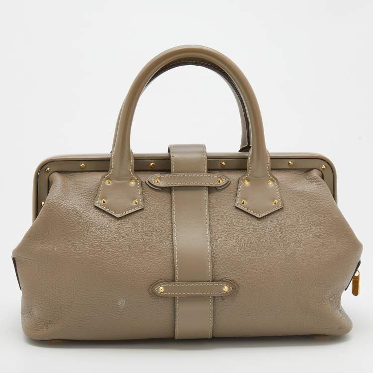Pre Owned Louis Vuitton Grey Suhali Leather L'Ingenieux PM Bag