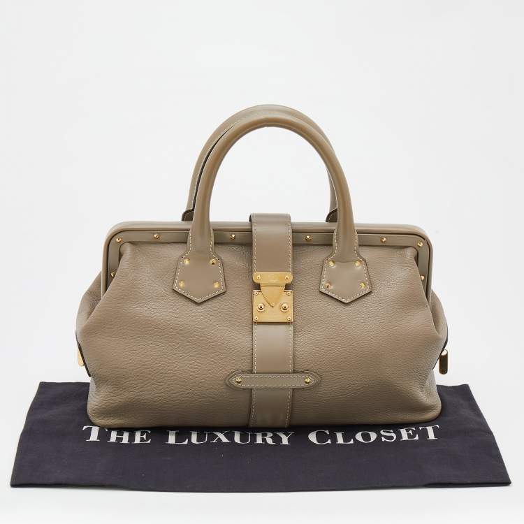 Pre Owned Louis Vuitton Grey Suhali Leather L'Ingenieux PM Bag