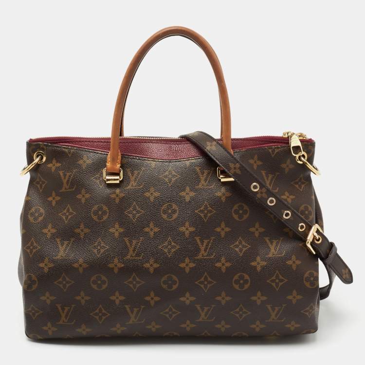 Louis Vuitton Monogram Canvas Pallas MM Shoulder Bag Louis Vuitton | TLC