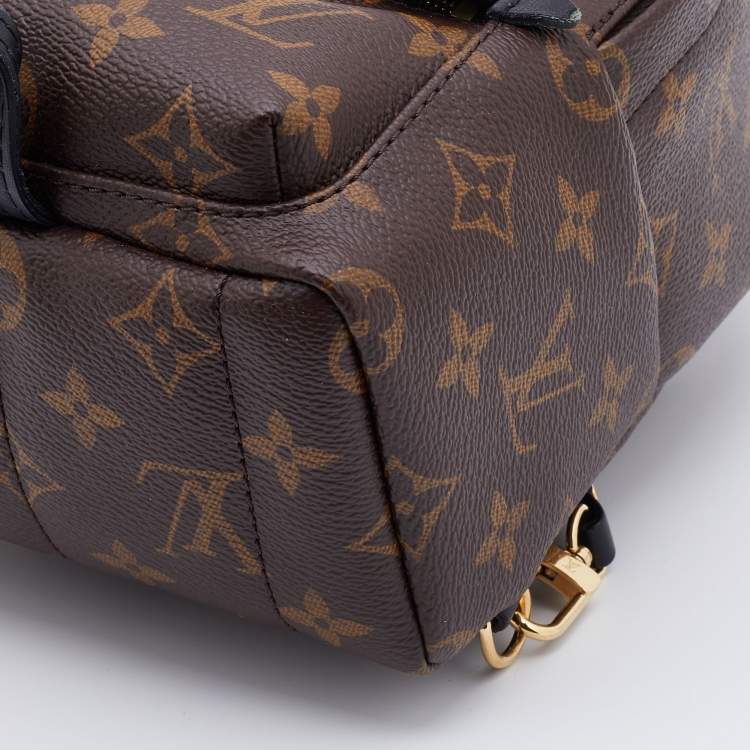 Pre Owned Louis Vuitton Brown Monogram Canvas Mini Palm Spring Bag