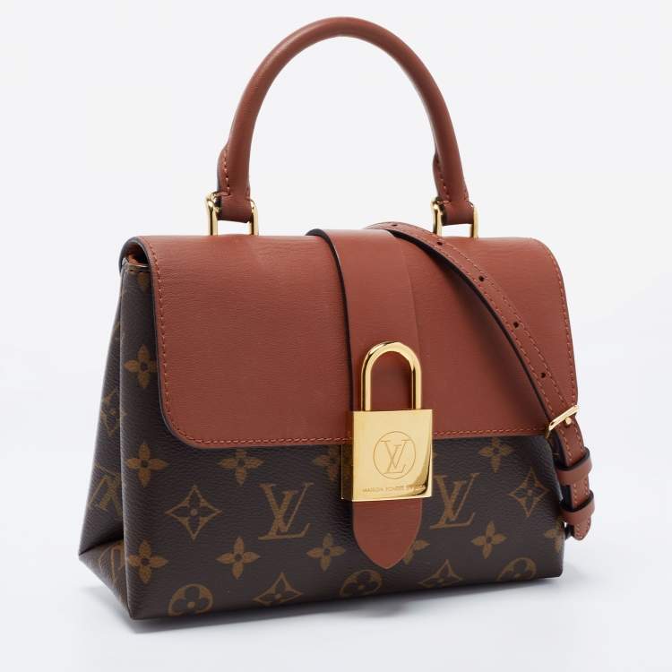 Pre Owned Louis Vuitton Caramel Monogram Canvas Locky BB Bag