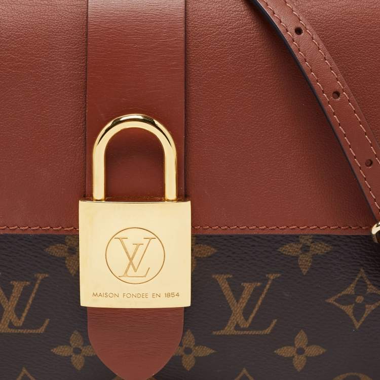 Pre Owned Louis Vuitton Caramel Monogram Canvas Locky BB Bag