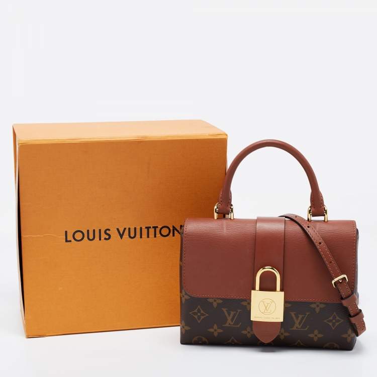 Pre Owned Louis Vuitton Caramel Monogram Canvas Locky BB Bag