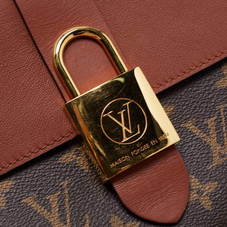 Pre Owned Louis Vuitton Caramel Monogram Canvas Locky BB Bag