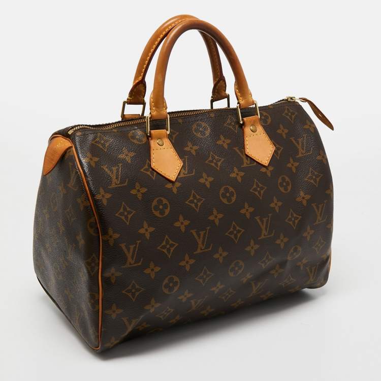 Pre Owned Louis Vuitton Monogram Canvas Speedy 30 Bag
