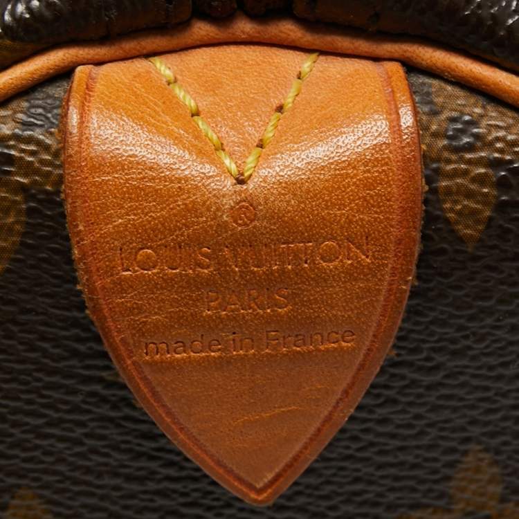 Pre Owned Louis Vuitton Monogram Canvas Speedy 30 Bag