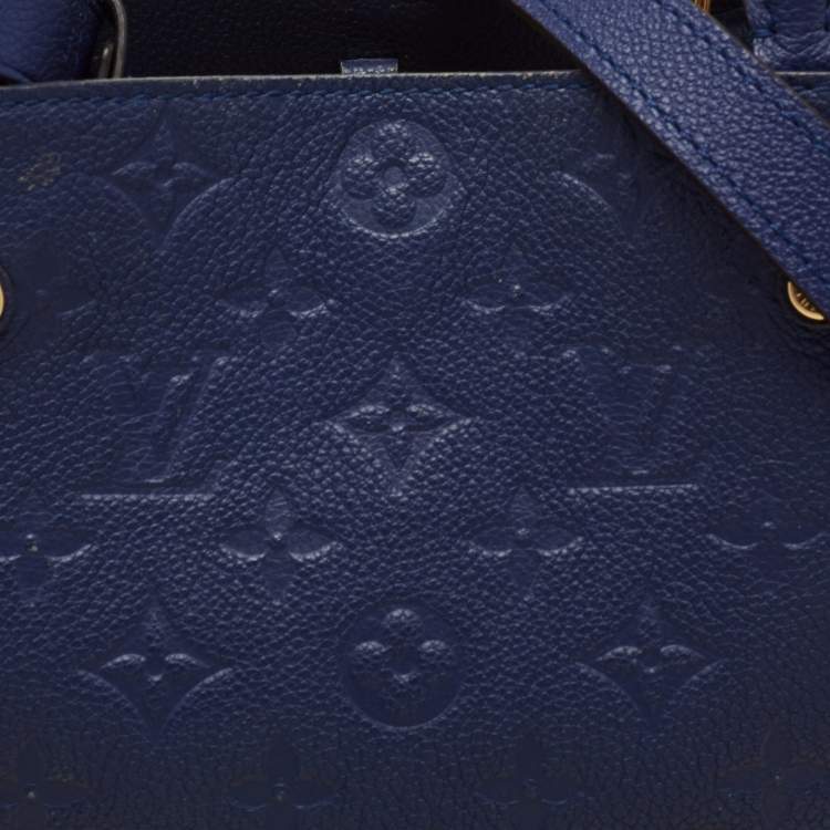 Pre Owned Louis Vuitton Iris Monogram Empreinte Montaigne MM Bag