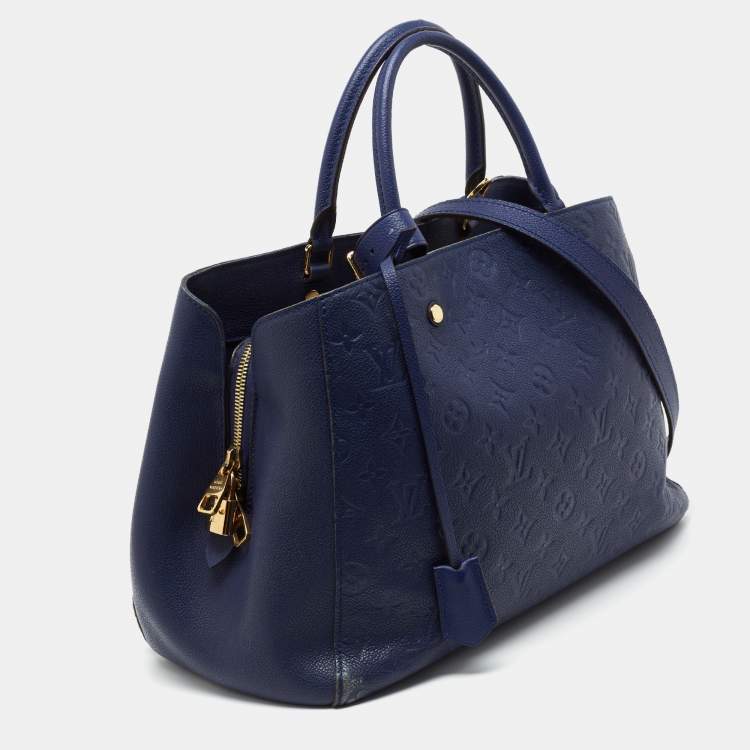 Pre Owned Louis Vuitton Iris Monogram Empreinte Montaigne MM Bag