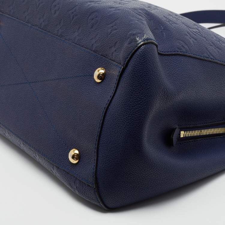 Pre Owned Louis Vuitton Iris Monogram Empreinte Montaigne MM Bag