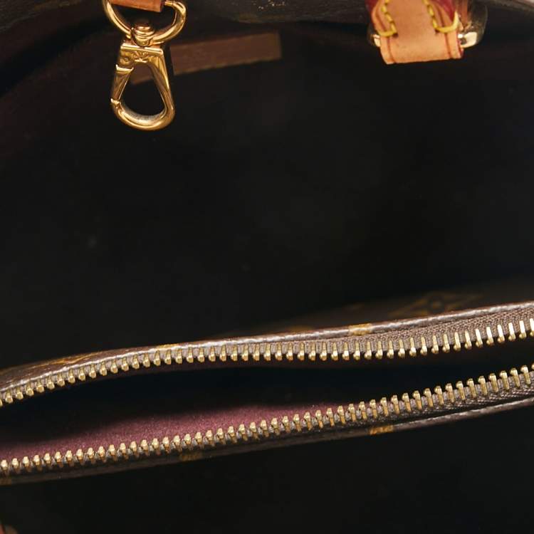 Pre Owned Louis Vuitton Monogram Canvas and Leather Montaigne BB Bag