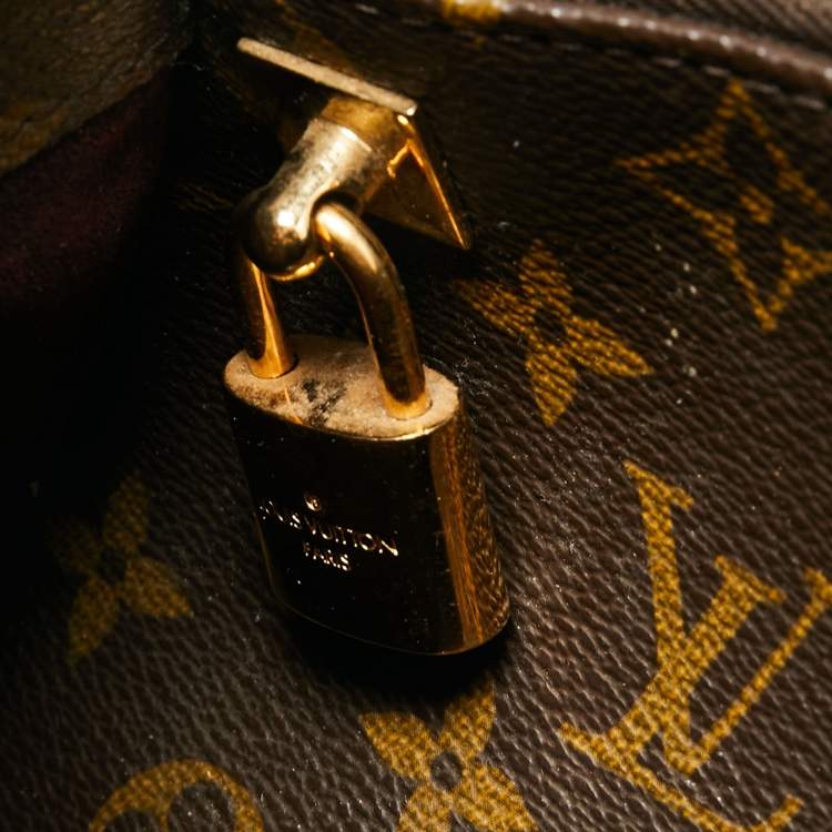 Pre Owned Louis Vuitton Monogram Canvas and Leather Montaigne BB Bag