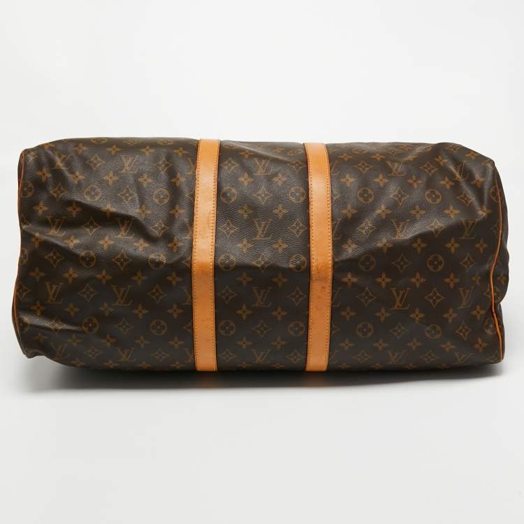 Pre Owned Louis Vuitton Monogram Canvas Keepall 55 Bag