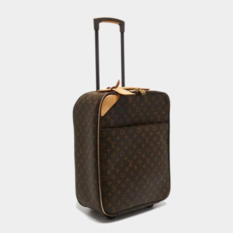 Pre Owned Louis Vuitton Monogram Canvas Pegase 45 Luggage