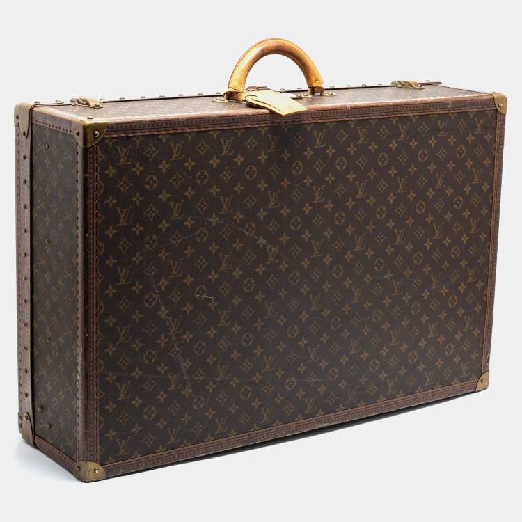 Pre Owned Louis Vuitton Monogram Canvas Alzer 75 Suitcase