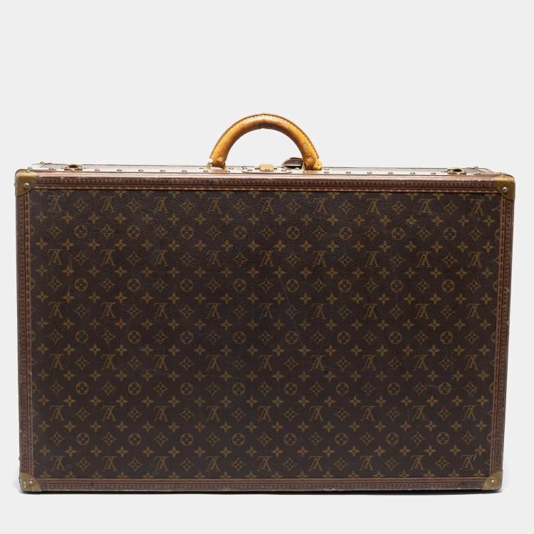 Pre Owned Louis Vuitton Monogram Canvas Alzer 75 Suitcase