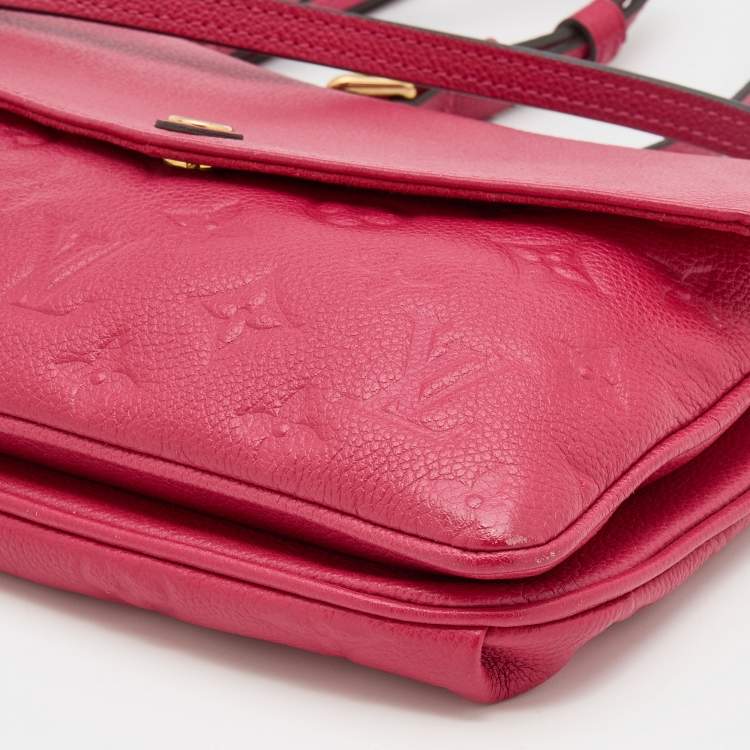 Pre Owned Louis Vuitton Cherry Monogram Empreinte Leather Twinset Bag