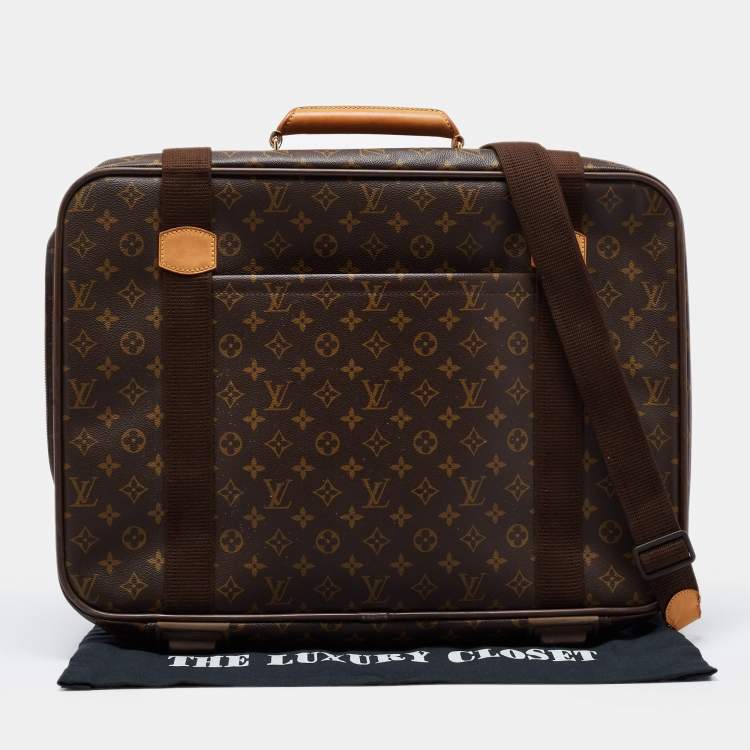 Pre Owned Louis Vuitton Monogram Canvas Satellite 53 Suitcase