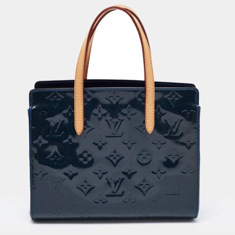 Louis Vuitton Blue Nuit Monogram Vernis Melrose Avenue Bag in 2023