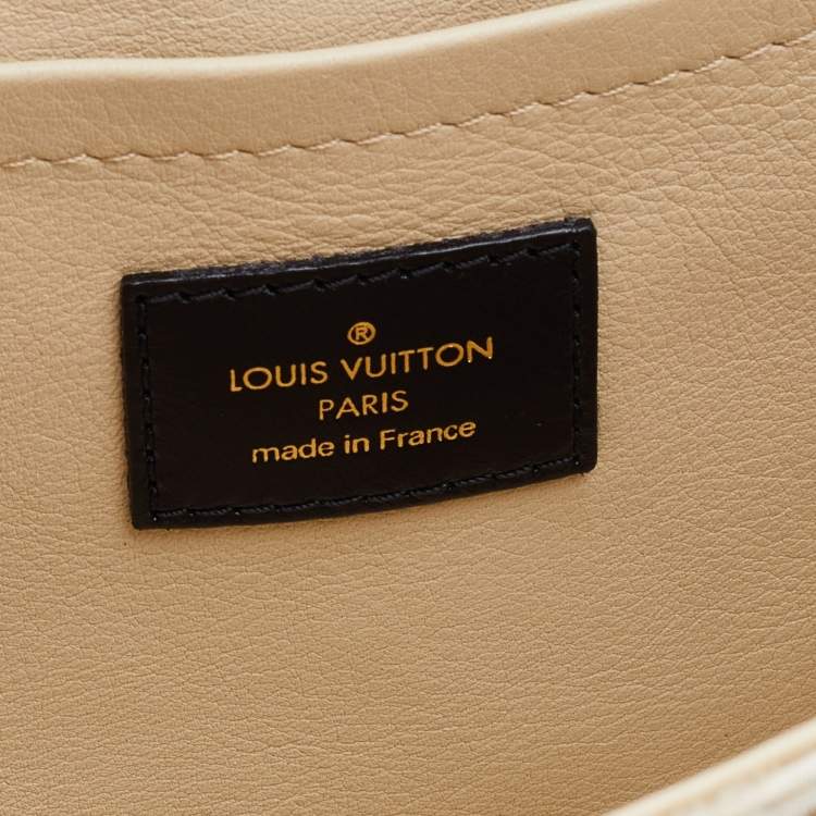 Pre Owned Louis Vuitton Black Monogram Charms Velvet Chains, Leather and Fabric Limited Edition Rabat Bag