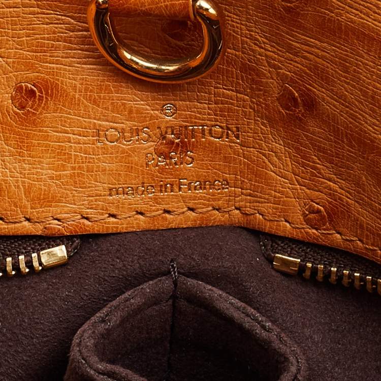 Pre Owned Louis Vuitton Monogram Canvas/Python and Ostrich Limited Edition Etoile Exotique MM Bag