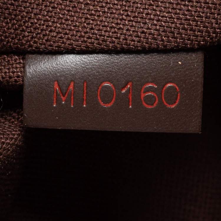 Pre Owned Louis Vuitton Damier Ebene Canvas Pochette Bosphore Bag