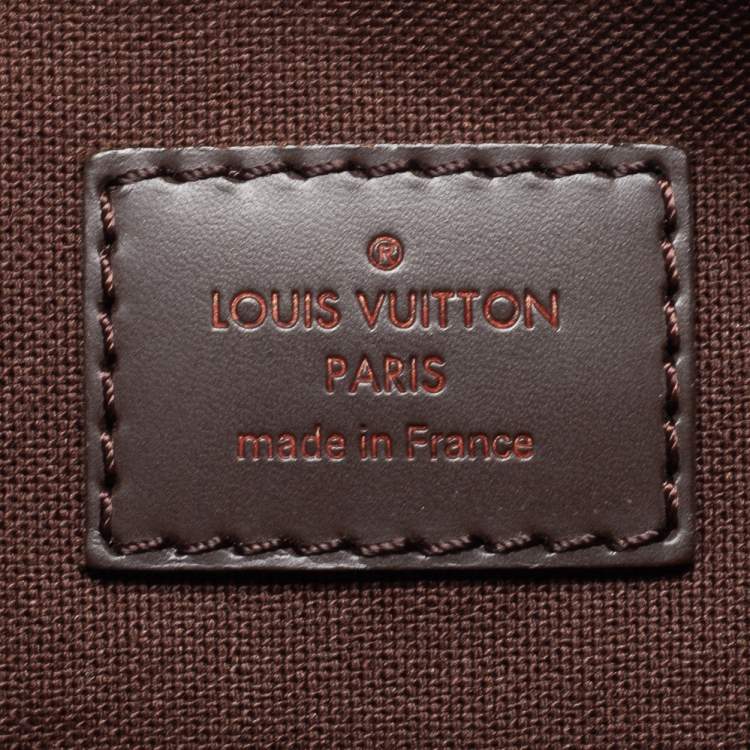 Pre Owned Louis Vuitton Damier Ebene Canvas Pochette Bosphore Bag