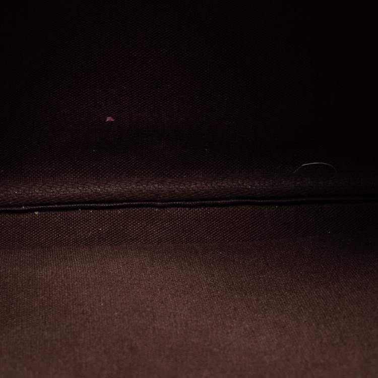 Pre Owned Louis Vuitton Damier Ebene Canvas Pochette Bosphore Bag