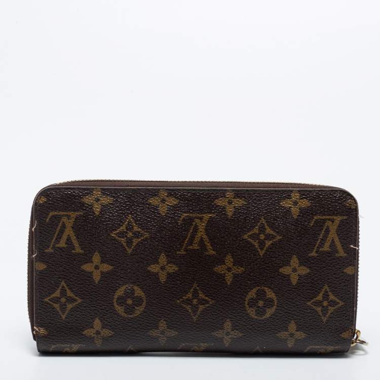 مملوكة مسبقًا Louis Vuitton Grenade V Monogram Canvas Insolite Zip Around Continental Wallet
